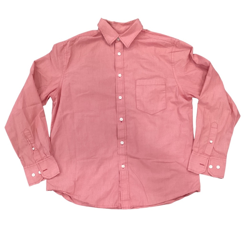 Merona Red casual button down shirt long sleeve | mens M | spring fall work